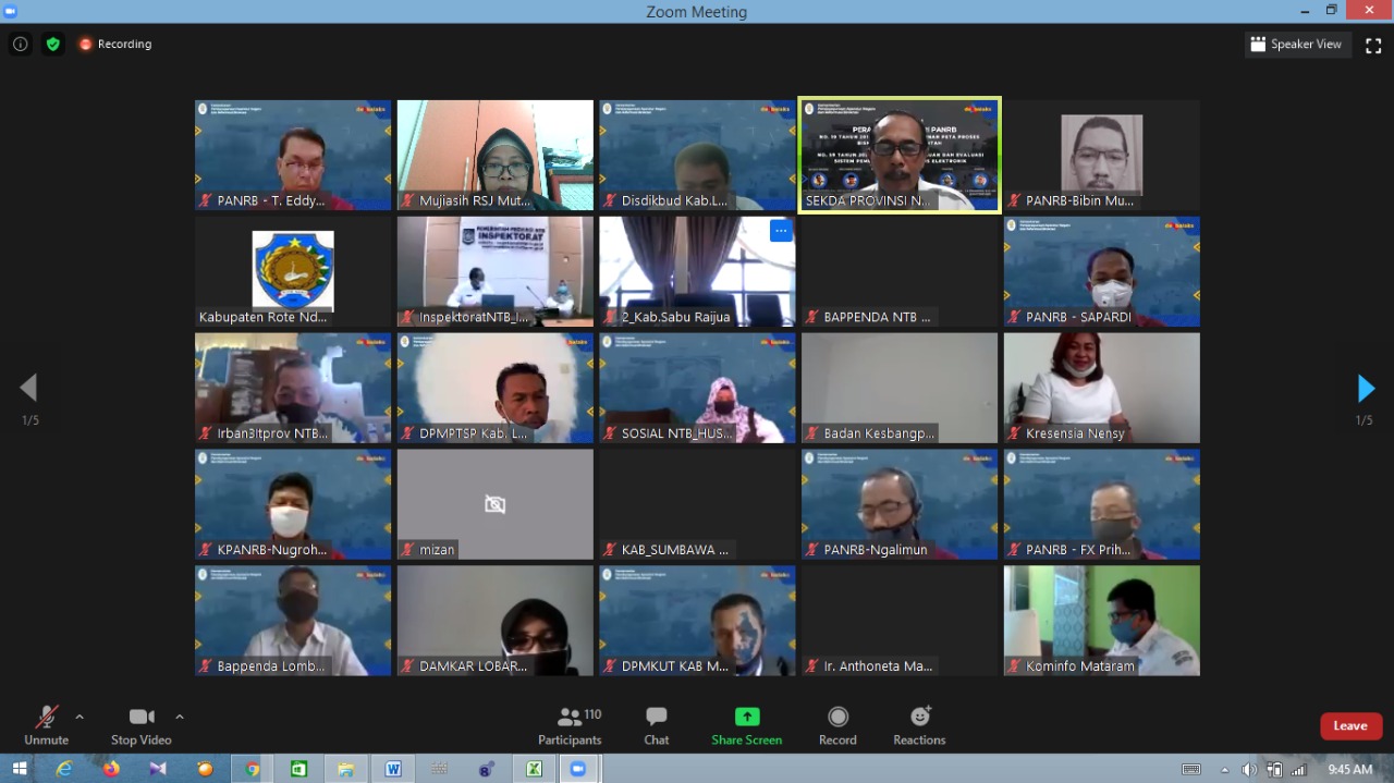 RSJ MUTIARA SUKMA HADIRI SOSIALISASI KEBIJAKAN  KEMENTERIAN PAN DAN RB